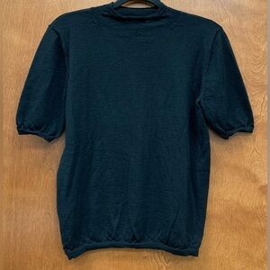 Ladies Liz Claiborne collection 100% Merino wool black sweater size medium